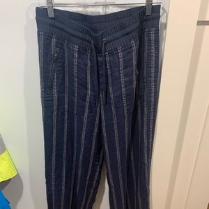 Athleta Striped Flowy Pants